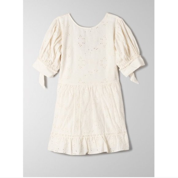 Aritzia Dresses Aritzia Sunday Best Oregold Eyelet Babydoll Dress